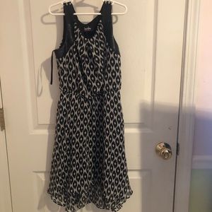 by&by black/white Dress leather collar kids 12